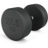 Гантель UNIX FIT PRO круглая обрезиненная 27,5 кг, 2 шт. DBRND27_5PBKx2